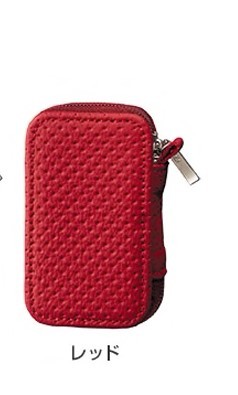 Toyota Raize Genuine Accessory Key Case (Leather Red)